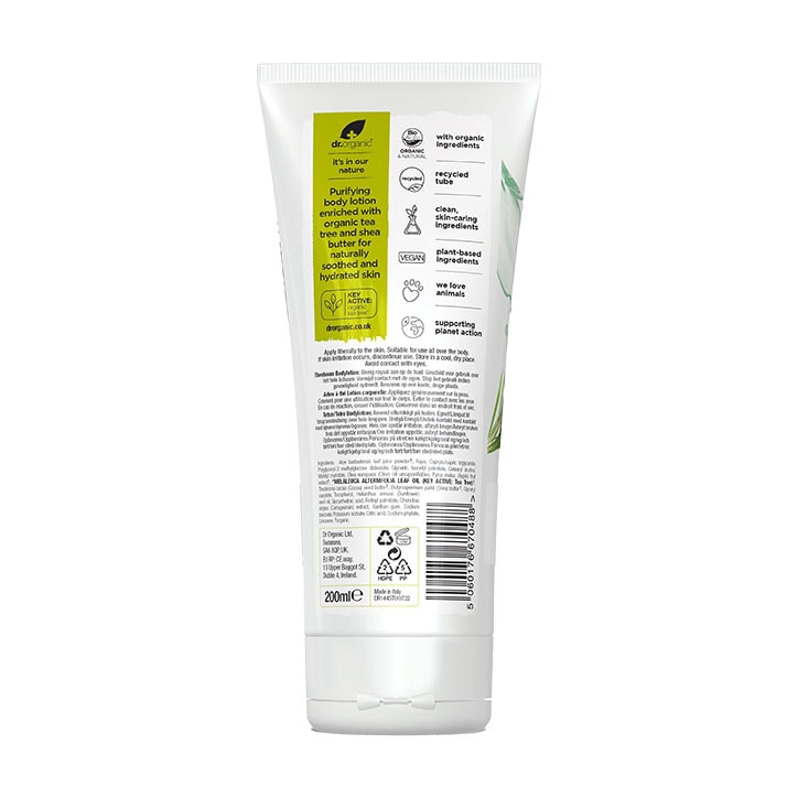 Dr. Organic Λοσιόν Σώματος με Tea Tree 200ml